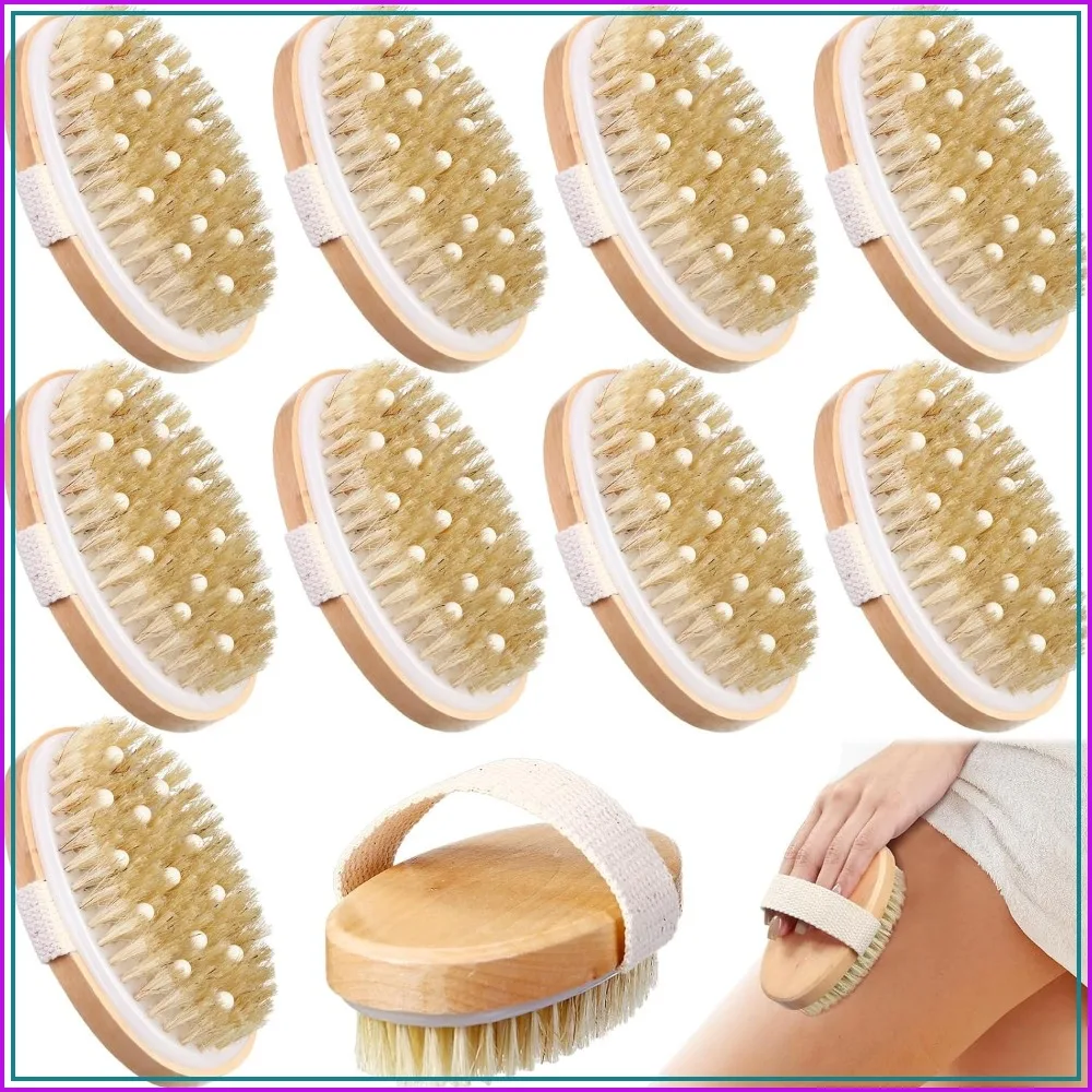 10 Pcs Dry Brushing Body Brush for Lymphatic Drainage, Exfoliating Brush with Massage Nodule, Dry Skin Scrubber, Cellulite Shower Circulation Dead Exfoliator (4.92 x 2.56 Inches)
10 Pcs Dry Brushing Body Brush for Lymphatic Drainage, Exfoliating Brush with Massage Nodule, Dry Skin Scrubber, Cellulite Shower Circulation Dead Exfoliator (4.92 x 2.56 Inches)