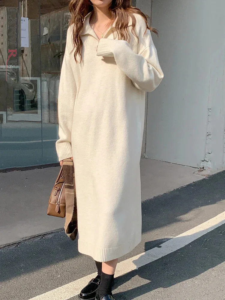 LANMREM Casual Knitted Long Dress For Women Solid Color Lapel Loose Versatile Dresses Fashion 2024 Autumn New Clothing 2VV238
LANMREM Casual Knitted Long Dress For Women Solid Color Lapel Loose Versatile Dresses Fashion 2024 Autumn New Clothing 2VV238