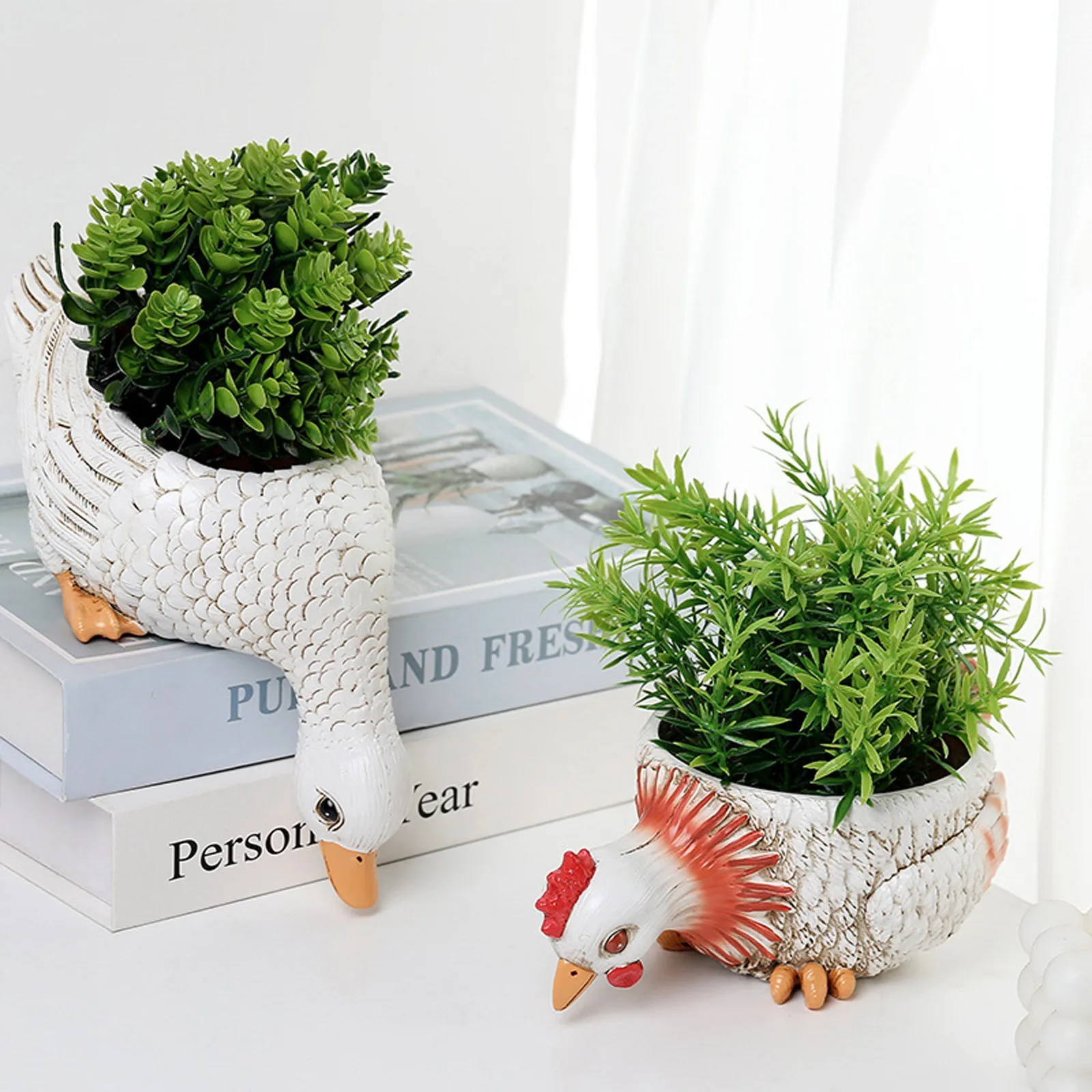 Creative Animal Design Horticultural Vase Cartoon Doll Creative Doll Resin Ornament Outdoor Succulent Flowerpot
Creative Animal Design Horticultural Vase Cartoon Doll Creative Doll Resin Ornament Outdoor Succulent Flowerpot