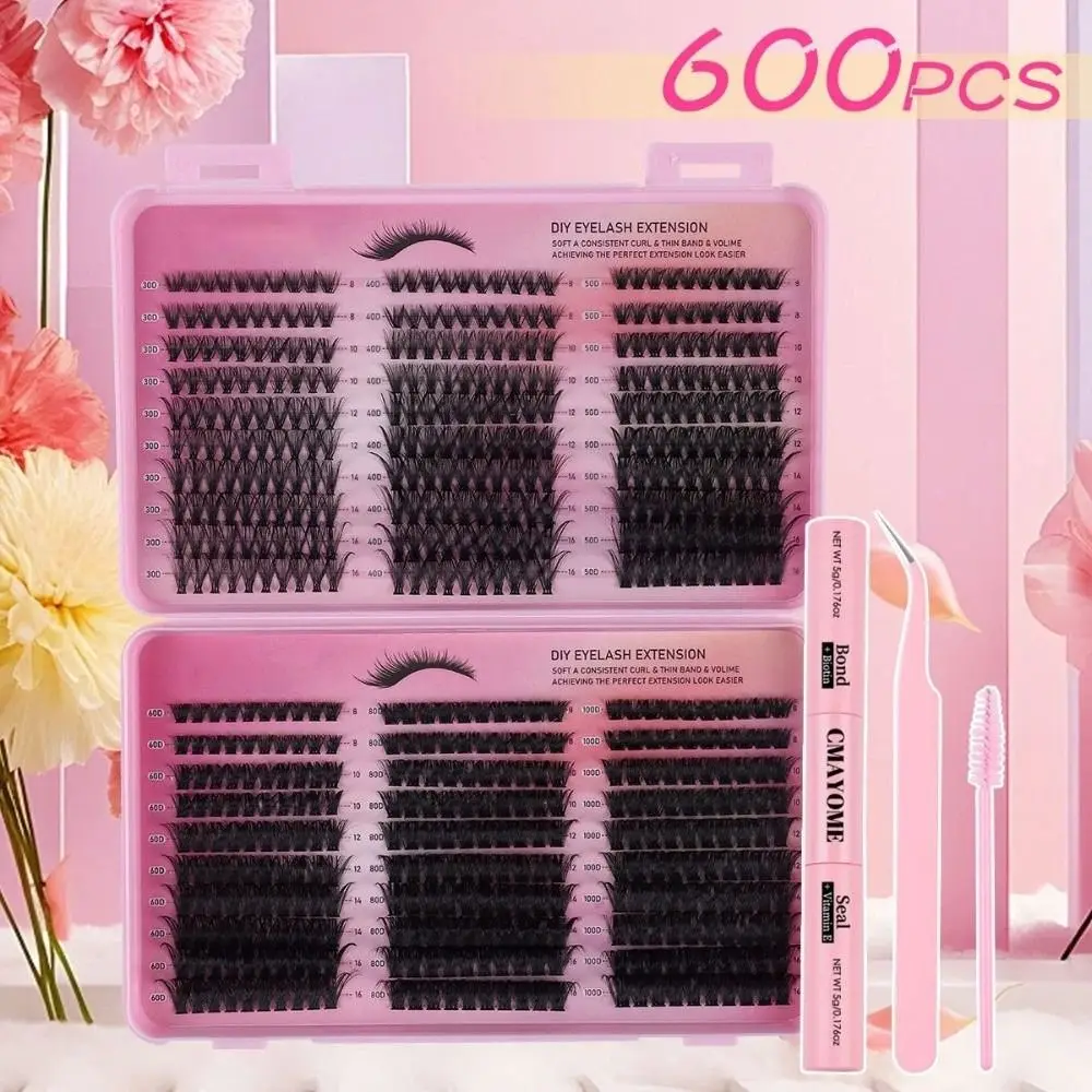 Bond and Seal False Eyelashes Wispy Style Cluster Design Gluing Lashes Natural Look 8-16MM DIY Lashes Extensions Kit DIY Use
Bond and Seal False Eyelashes Wispy Style Cluster Design Gluing Lashes Natural Look 8-16MM DIY Lashes Extensions Kit DIY Use