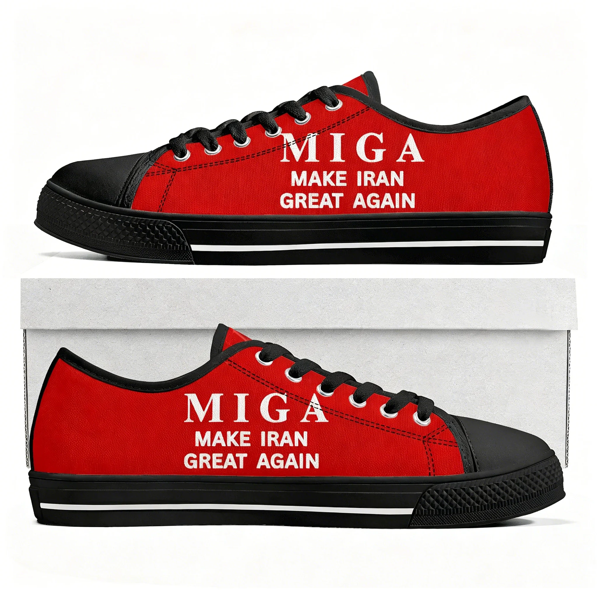 MAKE IRAN GREAT AGAIN Low Top Sneakers Womens Mens Teenager High Quality Shoes Tailor-Made Canvas Sneaker Shoe
MAKE IRAN GREAT AGAIN Low Top Sneakers Womens Mens Teenager High Quality Shoes Tailor-Made Canvas Sneaker Shoe