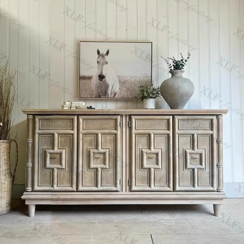 ls 42 French simple old retro side locker American solid wood antique storage cabinet
ls 42 French simple old retro side locker American solid wood antique storage cabinet