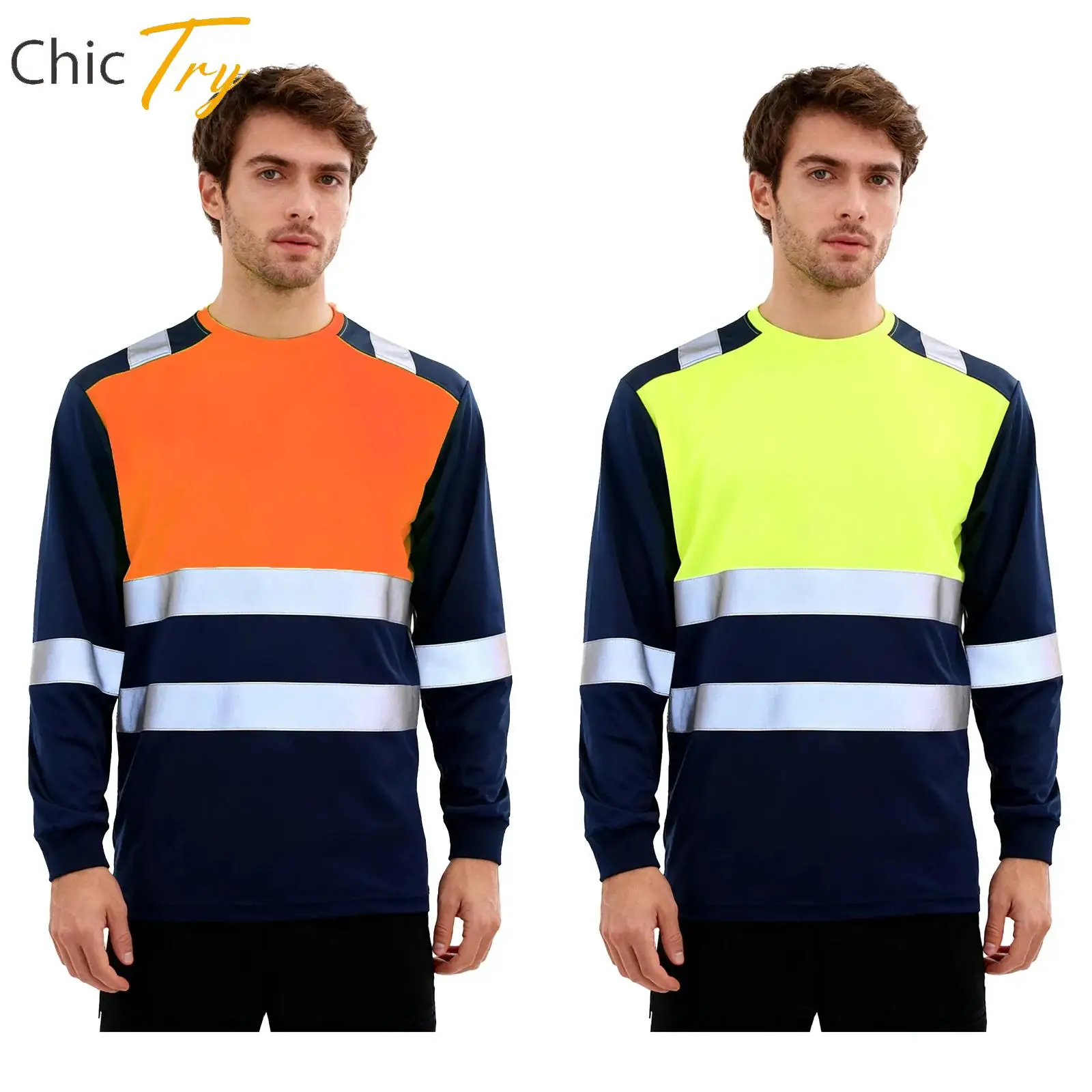 Мужская влагоотводящая футболка с длинным рукавом для тренировок, бега, защитная рабочая толстовка для уличного строительного работника, санитарного работника
Мужская влагоотводящая футболка с длинным рукавом для тренировок, бега, защитная рабочая толстовка для уличного строительного работника, санитарного работника