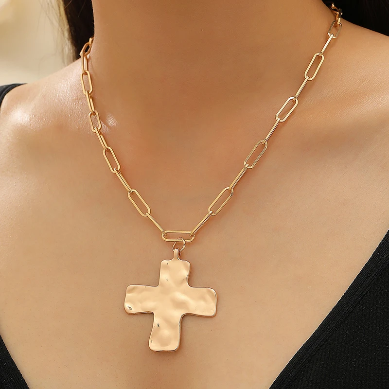 Irregular Cross Pendant Necklace for Women Fashion Simple Geometric Chain Choker Vintage Hiphop Punk Versatile Jewelry Gift 2025
Irregular Cross Pendant Necklace for Women Fashion Simple Geometric Chain Choker Vintage Hiphop Punk Versatile Jewelry Gift 2025