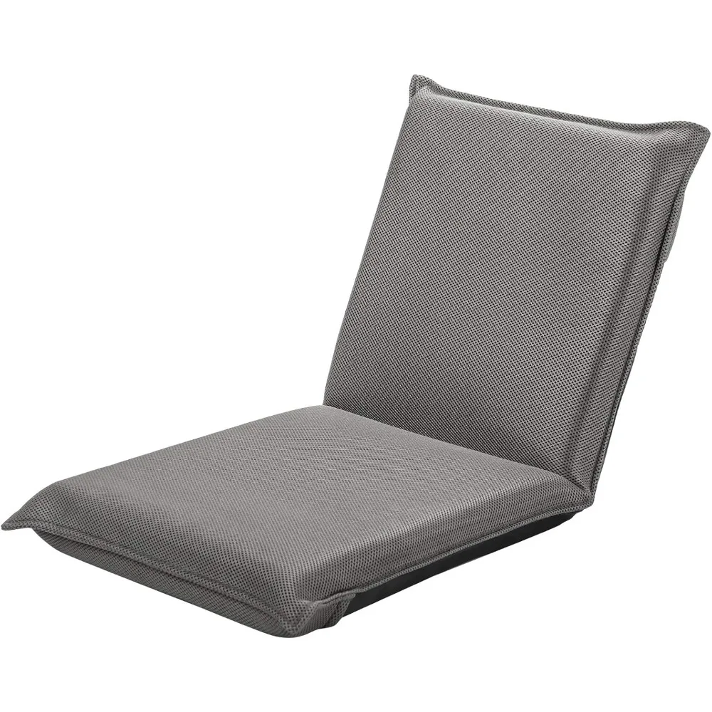 Adjustable Mesh Floor Sofa Chair, 6-Position Multi-Angle Padded Floor Chair, Cushioned Back Support Versatile
Adjustable Mesh Floor Sofa Chair, 6-Position Multi-Angle Padded Floor Chair, Cushioned Back Support Versatile