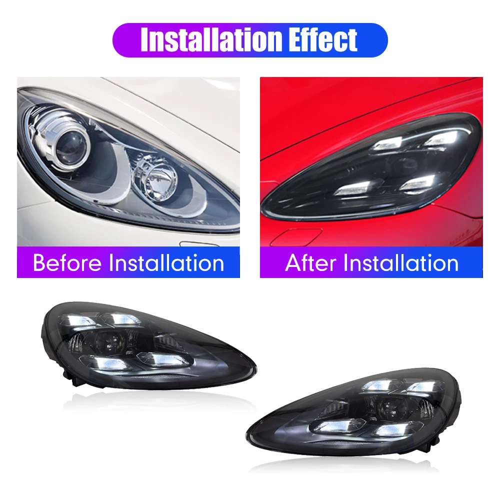 Pair Of LED Car Headlight Assembly For Porsche Cayenne 958.1 958.2 2011-2018 Front Head Lamp DRL Tuning Headlights Plug and Play
Pair Of LED Car Headlight Assembly For Porsche Cayenne 958.1 958.2 2011-2018 Front Head Lamp DRL Tuning Headlights Plug and Play