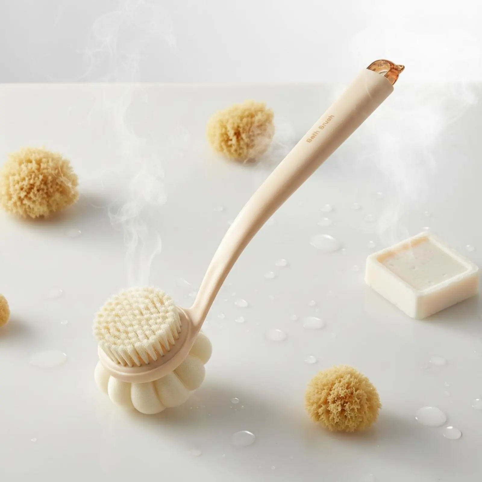 Double-Sided Shower Brush Lightweight Long Handle Bath Brush for Bathroom
Double-Sided Shower Brush Lightweight Long Handle Bath Brush for Bathroom
