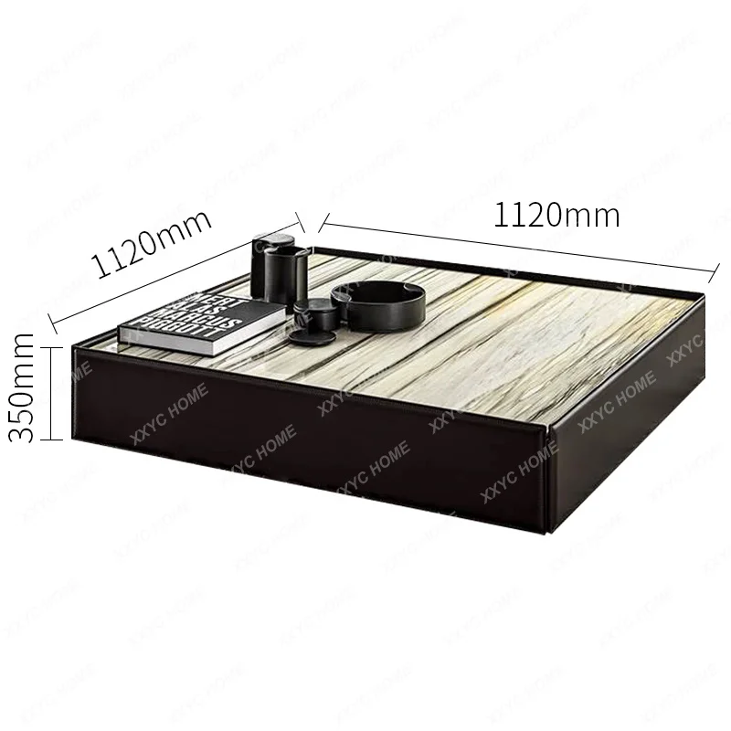 minimalist coffee table square marble surface light luxury modern high-end sense large apartment living room
minimalist coffee table square marble surface light luxury modern high-end sense large apartment living room