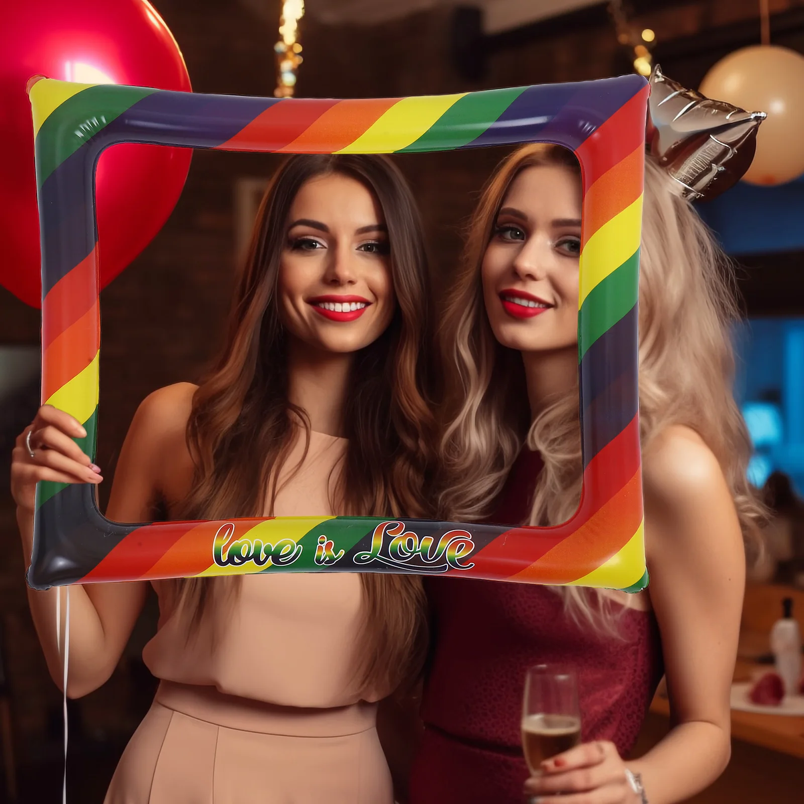 Rainbow Photo Frame Inflatable for Parties Holiday Frames Decorate Plastic Birthday Party Props
Rainbow Photo Frame Inflatable for Parties Holiday Frames Decorate Plastic Birthday Party Props