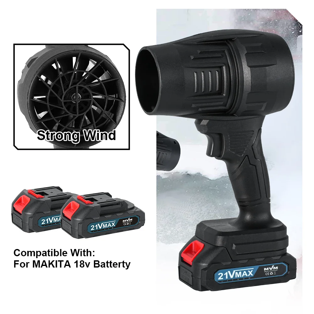 Electric Industrial Air Blower 21V 36000RPM Cordless DIY Lithium-Ion Battery 3.0Ah 125mph High-Speed 500CFM Cleaner PC Laptop
Electric Industrial Air Blower 21V 36000RPM Cordless DIY Lithium-Ion Battery 3.0Ah 125mph High-Speed 500CFM Cleaner PC Laptop