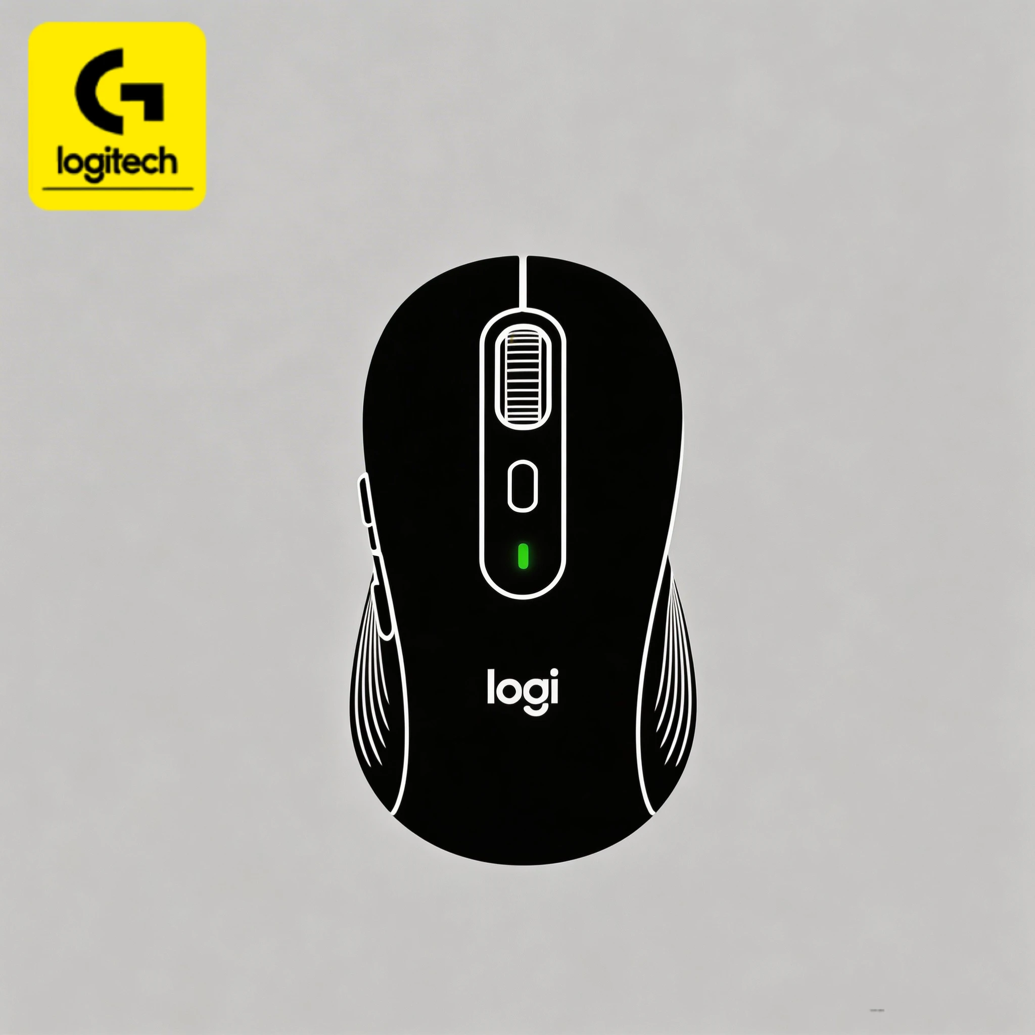 Logitech M750/M650L Wireless Mouse, with high-precision sensor, Bluetooth connection, for effortless and smooth office work.