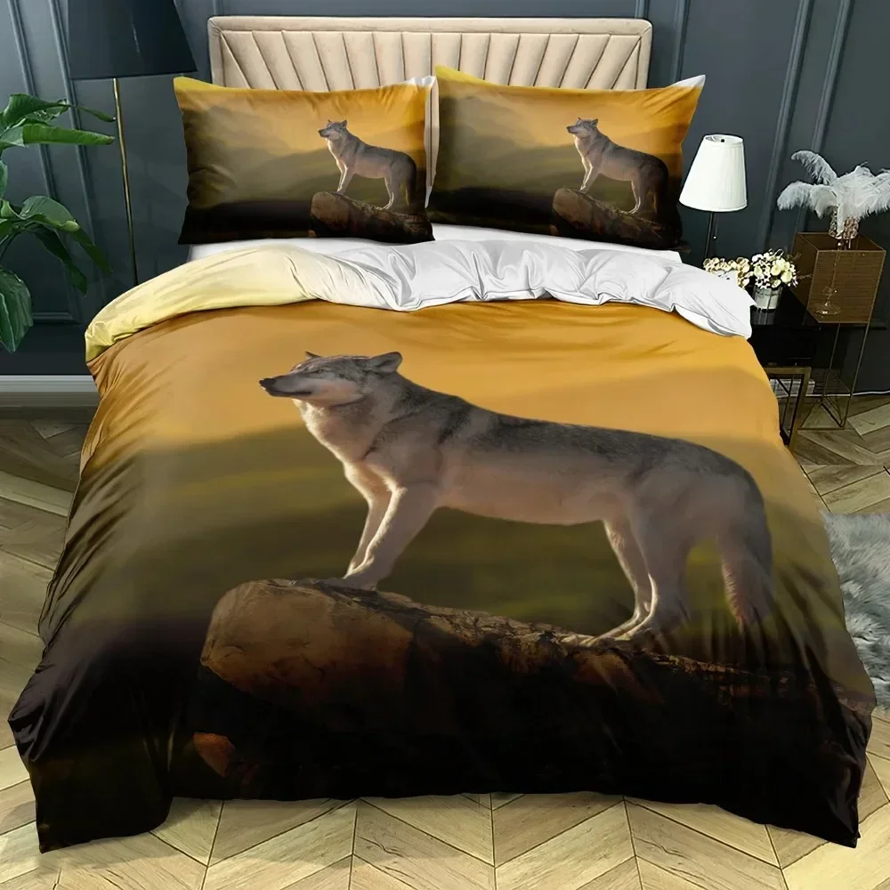 3D Wolf Bedding Set Black White Duvet Cover For Adults Bedroom Luxury Comforter Set Queen King 220x240 Size Aniaml Bed Set
3D Wolf Bedding Set Black White Duvet Cover For Adults Bedroom Luxury Comforter Set Queen King 220x240 Size Aniaml Bed Set
