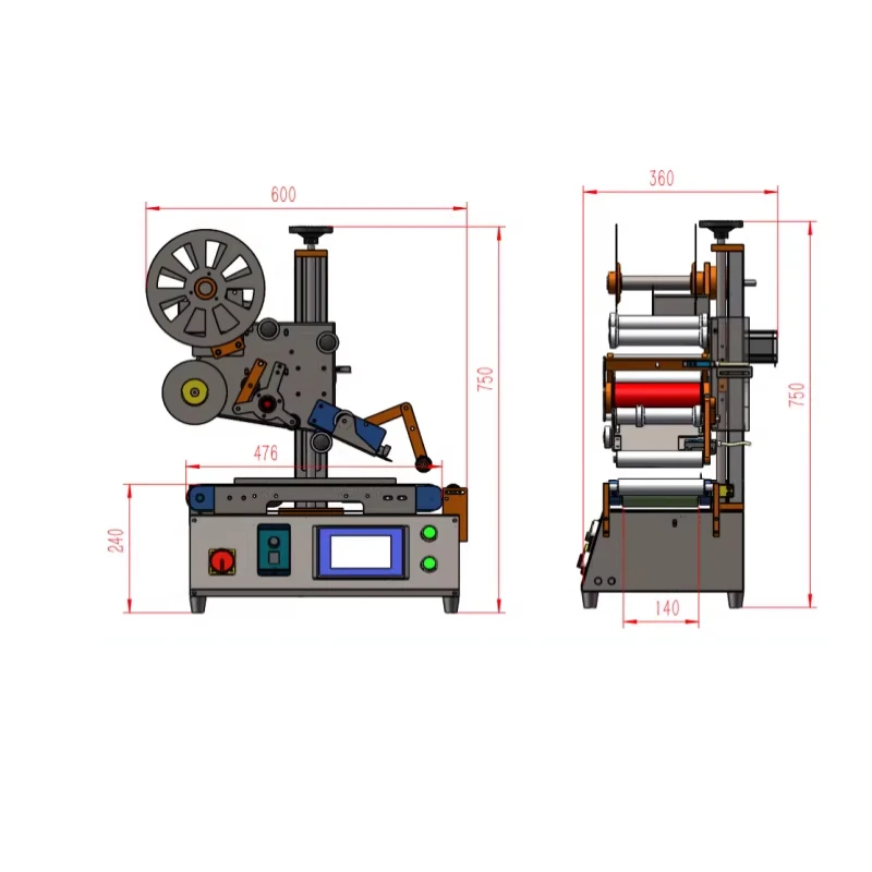Fully Automatic Assembly Line Labeling Machine Small Flat/Round Bottle 2-in-1 Labeling Machine with Conveyor Belt220v Customized
Fully Automatic Assembly Line Labeling Machine Small Flat/Round Bottle 2-in-1 Labeling Machine with Conveyor Belt220v Customized