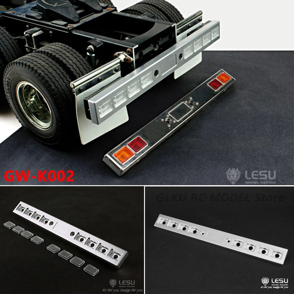 LESU 1/14 RC Tamiya American King Тяговый грузовик Модель игрушки Металлический задний бампер с задним фонарем GW-K002 Запасные оригинальные детали
LESU 1/14 RC Tamiya American King Тяговый грузовик Модель игрушки Металлический задний бампер с задним фонарем GW-K002 Запасные оригинальные детали