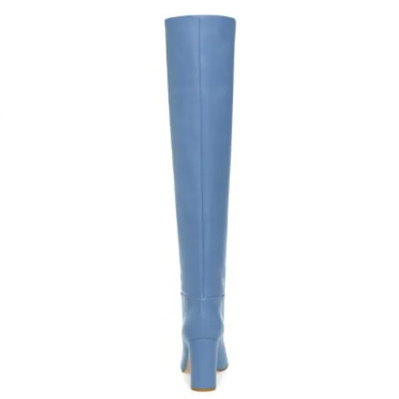 Fashionable women's boots. About 11cm high heels. Fashion show banquet shoes. Knee high women's boots. Round toe boots.
Fashionable women's boots. About 11cm high heels. Fashion show banquet shoes. Knee high women's boots. Round toe boots.