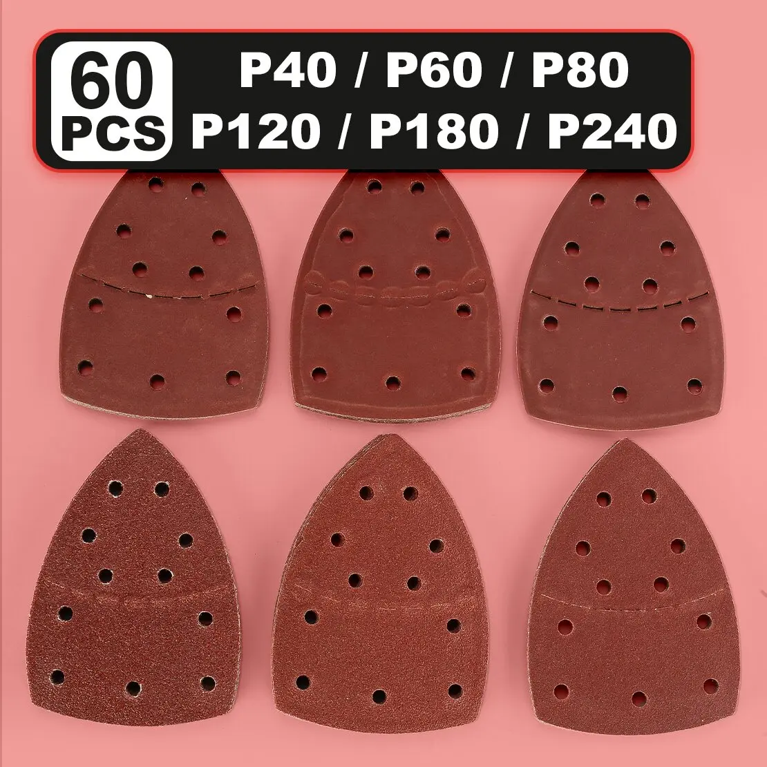 P40 P60 P80 P120 P180 P240 60Pcs/set Sanding Disc Pad Sandpaper Fit For Parkside PMS 160 Multi Grinder New
P40 P60 P80 P120 P180 P240 60Pcs/set Sanding Disc Pad Sandpaper Fit For Parkside PMS 160 Multi Grinder New