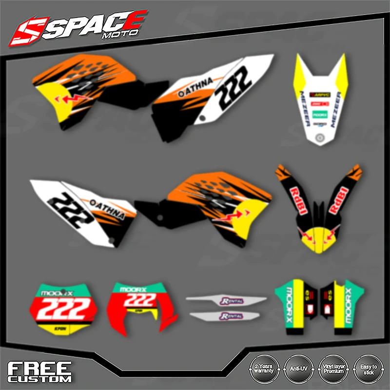 SPACE Custom Motorcycle Graphics Background Decal for KTM 2007 2008 2009 2010 SXF 2008 2009 2010 2011EXC Decals Stickers Kits 02
SPACE Custom Motorcycle Graphics Background Decal for KTM 2007 2008 2009 2010 SXF 2008 2009 2010 2011EXC Decals Stickers Kits 02