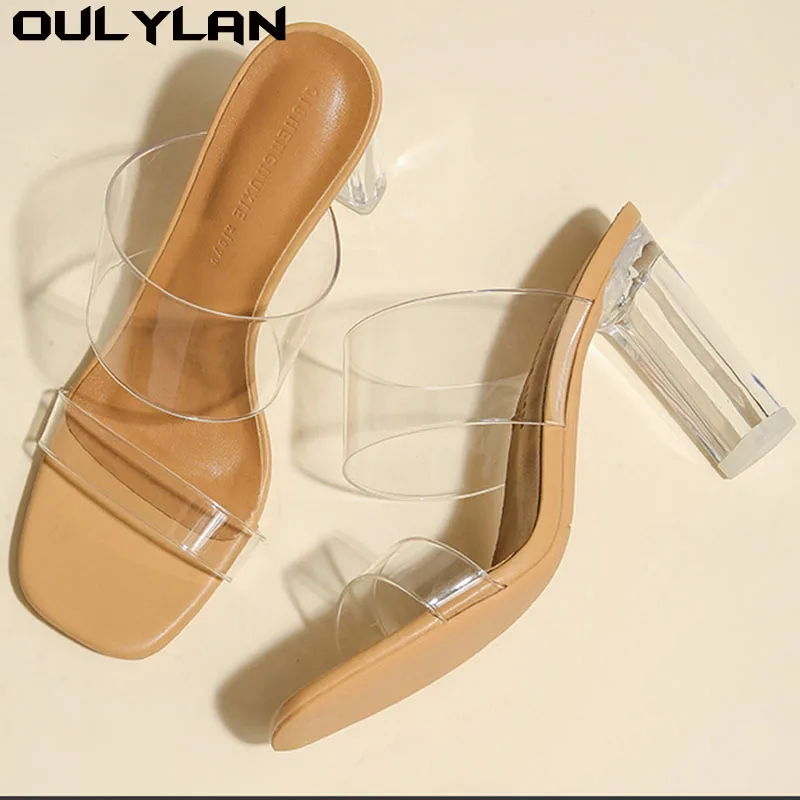 Oulylan/летние женские туфли-лодочки, сандалии, прозрачные тапочки из ПВХ, женские прозрачные тапочки на высоком каблуке с открытым носком, прозрачные сандалии на каблуке
Oulylan/летние женские туфли-лодочки, сандалии, прозрачные тапочки из ПВХ, женские прозрачные тапочки на высоком каблуке с открытым носком, прозрачные сандалии на каблуке