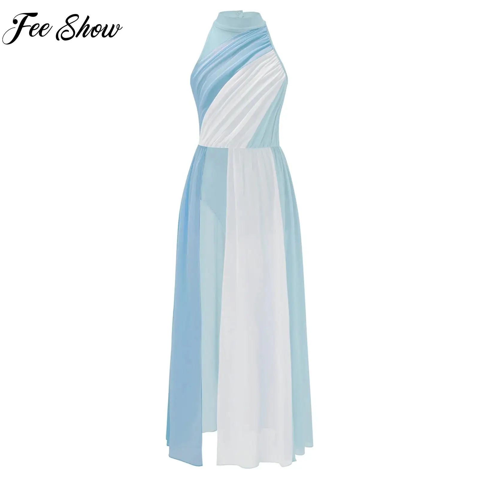 Kids Girl Lyrical Modern Dance Dress Color Block Sleeveless Mesh Split Gymnastics Ballet Figure Skating Leotard Dress Dancewear
Kids Girl Lyrical Modern Dance Dress Color Block Sleeveless Mesh Split Gymnastics Ballet Figure Skating Leotard Dress Dancewear