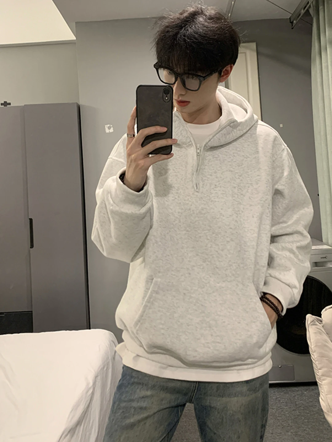 Heavyweight Hoodie Sweatirt Men's Autumn American Sle Hard Collar Boxy ape ort Wide Jaet Zipper f Unzipped Hoodie
Heavyweight Hoodie Sweatirt Men's Autumn American Sle Hard Collar Boxy ape ort Wide Jaet Zipper f Unzipped Hoodie