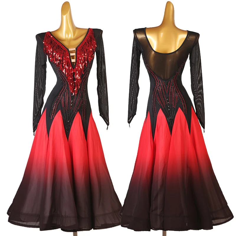 New Ballroom Dance Competition Dress For Women National Standard Dance Gradient Rhinestones Dress Modern Dance Clothing DQL10938
New Ballroom Dance Competition Dress For Women National Standard Dance Gradient Rhinestones Dress Modern Dance Clothing DQL10938