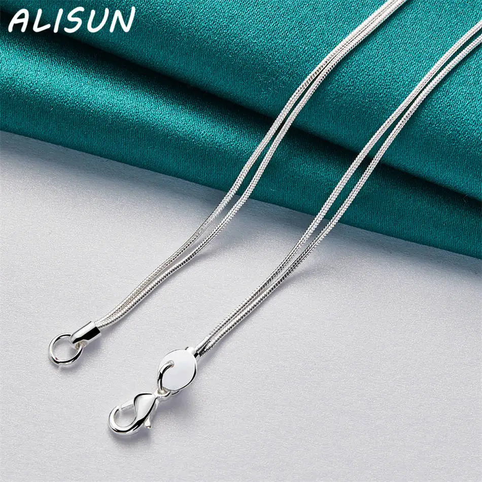 ALISUN 925 Sterling Silver Heart And Lock Necklace For Women Charm Trend Birthday Gifts Fashion Party
ALISUN 925 Sterling Silver Heart And Lock Necklace For Women Charm Trend Birthday Gifts Fashion Party