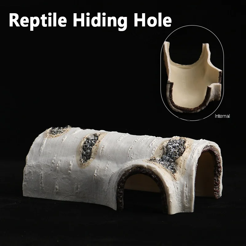 Reptile Hiding Hole Landscape Decoration Turtle Cave Habitat Shelter Non-toxic Resin Tree Trunk Amphibians Breeding Box Supplies
Reptile Hiding Hole Landscape Decoration Turtle Cave Habitat Shelter Non-toxic Resin Tree Trunk Amphibians Breeding Box Supplies