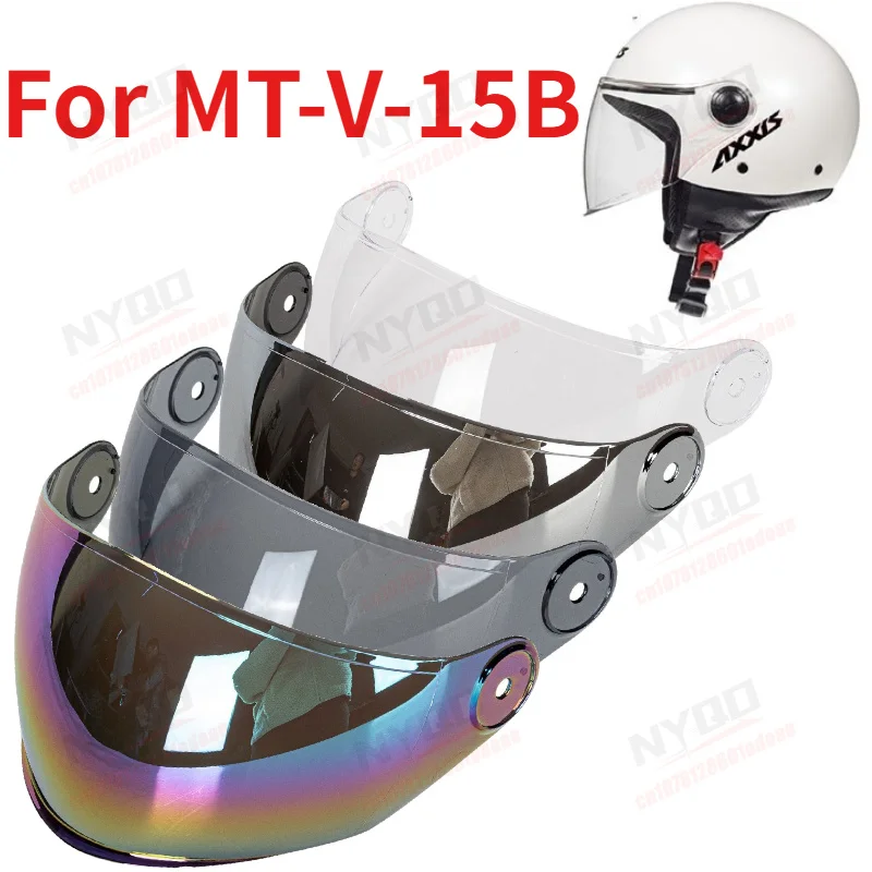 Original AXXIS MT-V-15B Square Helmet Lens, Color Visors for Half Helmet, Windshield Accessories.
Original AXXIS MT-V-15B Square Helmet Lens, Color Visors for Half Helmet, Windshield Accessories.