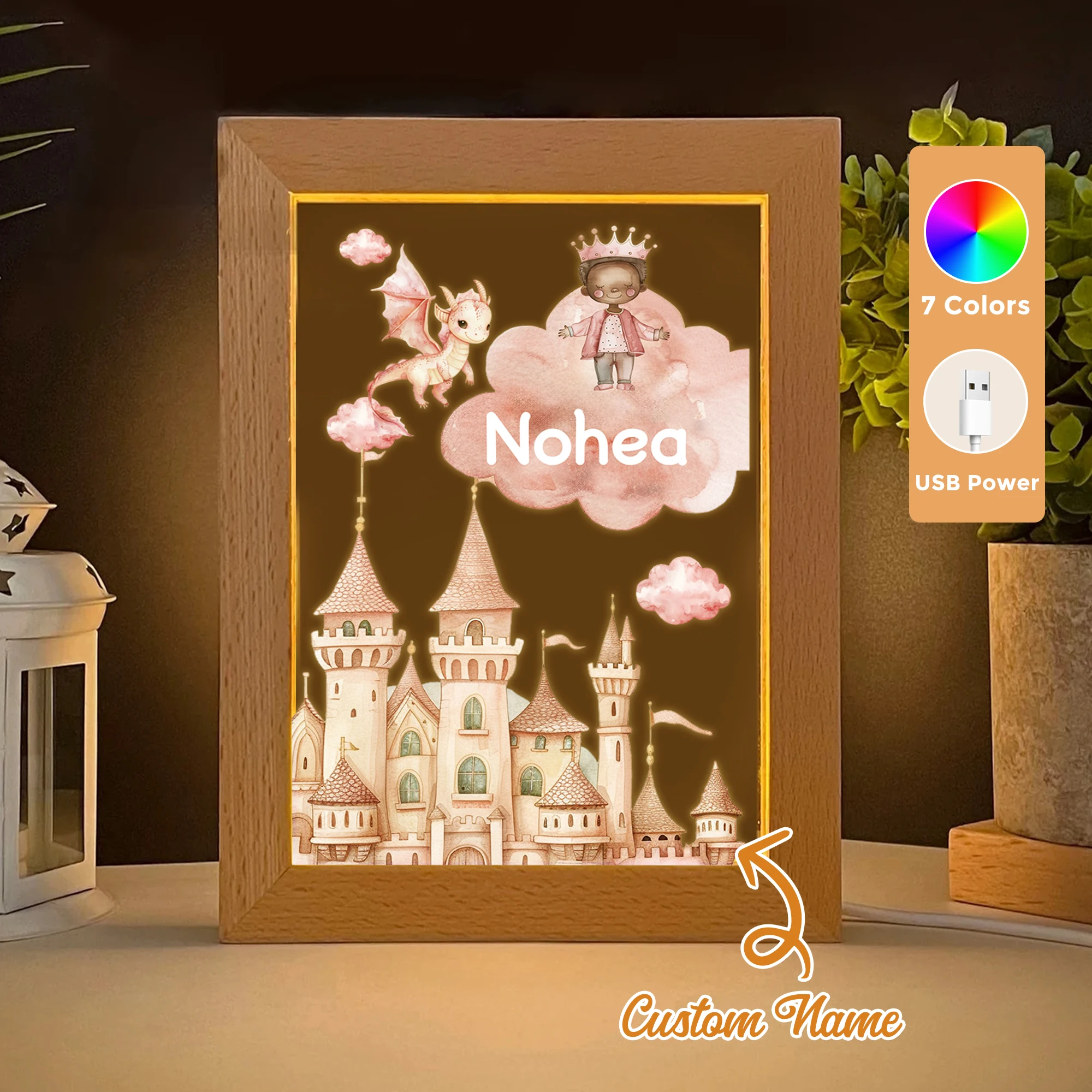 2D Flat Custom Name Castle Cloud LED Acrylic Night Light Wood Photo Frame 21x17cm Cartoon Children Bedroom Gifts Home Decor Gift
2D Flat Custom Name Castle Cloud LED Acrylic Night Light Wood Photo Frame 21x17cm Cartoon Children Bedroom Gifts Home Decor Gift