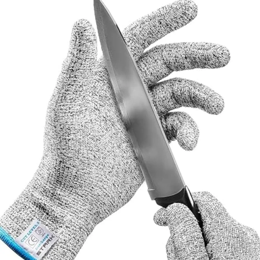 Cut Resistant Gloves, Level 5 Protection, Kitchen Cut Gloves for Meat, Shucking, Fillet, Mandolin Slicing, Carving, 1 Pair, XL
Cut Resistant Gloves, Level 5 Protection, Kitchen Cut Gloves for Meat, Shucking, Fillet, Mandolin Slicing, Carving, 1 Pair, XL