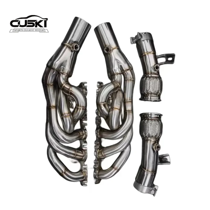 Pertains to Lamborghini EVO STO V10 5.2L Exhaust Headers catless Downpipe stainless steel Automotive Exhaust Modification Fittin
Pertains to Lamborghini EVO STO V10 5.2L Exhaust Headers catless Downpipe stainless steel Automotive Exhaust Modification Fittin