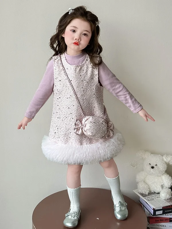Fall Faionable Girls Dr Vest Two-Piece Set Ele Baby Cake Sle Vest Skirt Cute Children's Clothing Set Long Sve r...
Fall Faionable Girls Dr Vest Two-Piece Set Ele Baby Cake Sle Vest Skirt Cute Children's Clothing Set Long Sve r...