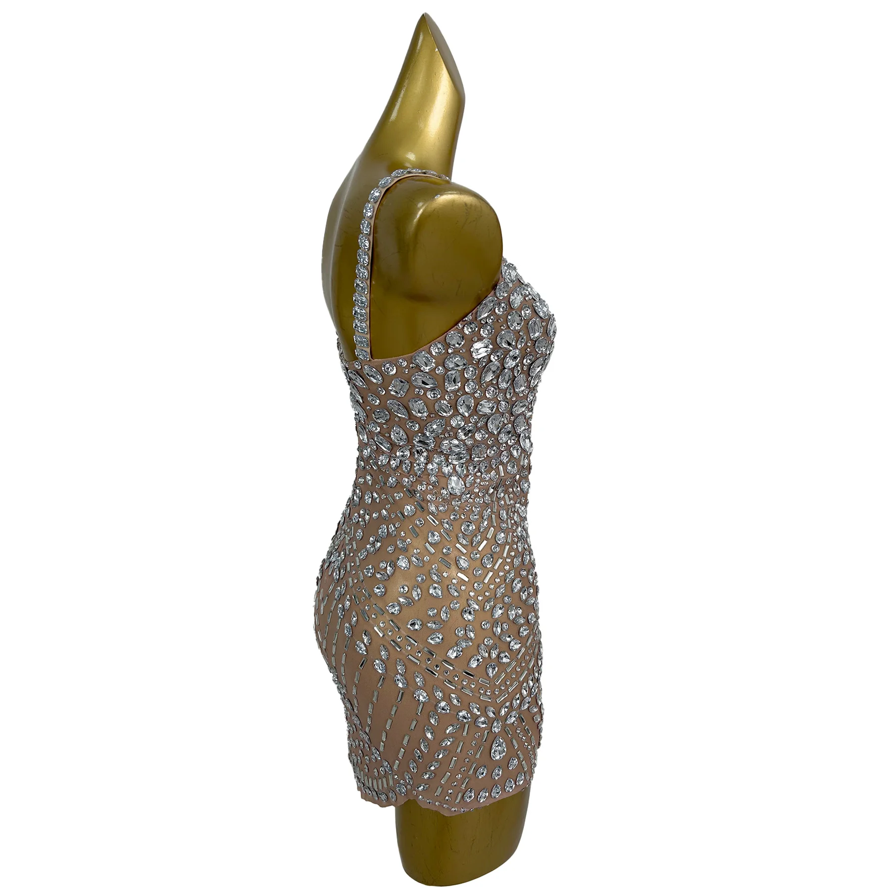 Sparkly Rhinestone Luxury Cocktail Dress Birthday Celebrate Slip Mini Dress Party Stage Performance Wear Carnival Outfit Manao
Sparkly Rhinestone Luxury Cocktail Dress Birthday Celebrate Slip Mini Dress Party Stage Performance Wear Carnival Outfit Manao