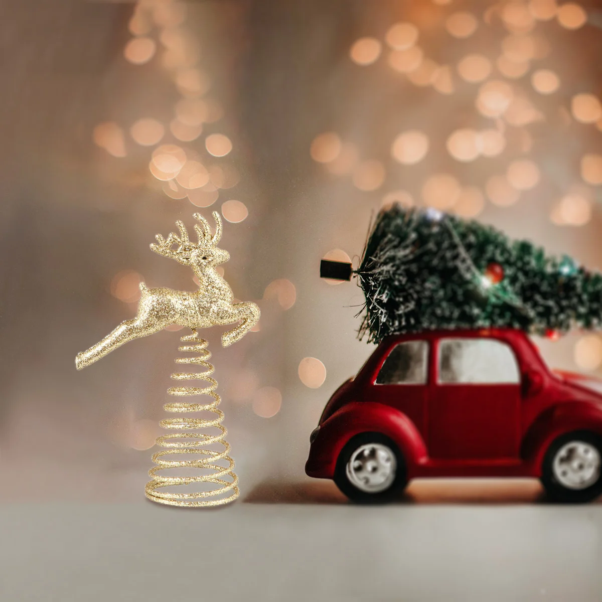 Christmas Tree Decoration Top Star Deer Topper Golden Wrought Iron Festival Treetop
Christmas Tree Decoration Top Star Deer Topper Golden Wrought Iron Festival Treetop