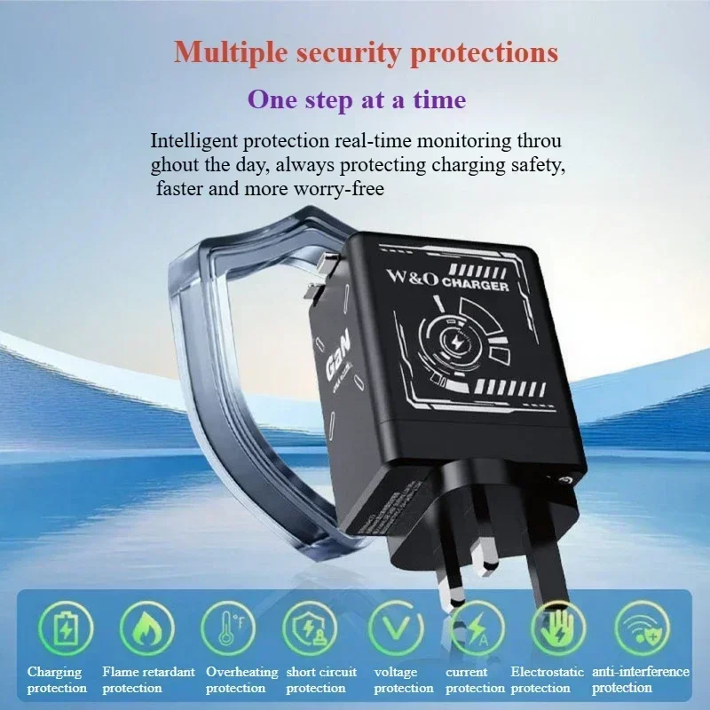 1PC 20W GaN Fast Charger with 80CM Retractable Cable Portable Multi Device Foldable Charger for iPhone Android and Other Phones
1PC 20W GaN Fast Charger with 80CM Retractable Cable Portable Multi Device Foldable Charger for iPhone Android and Other Phones