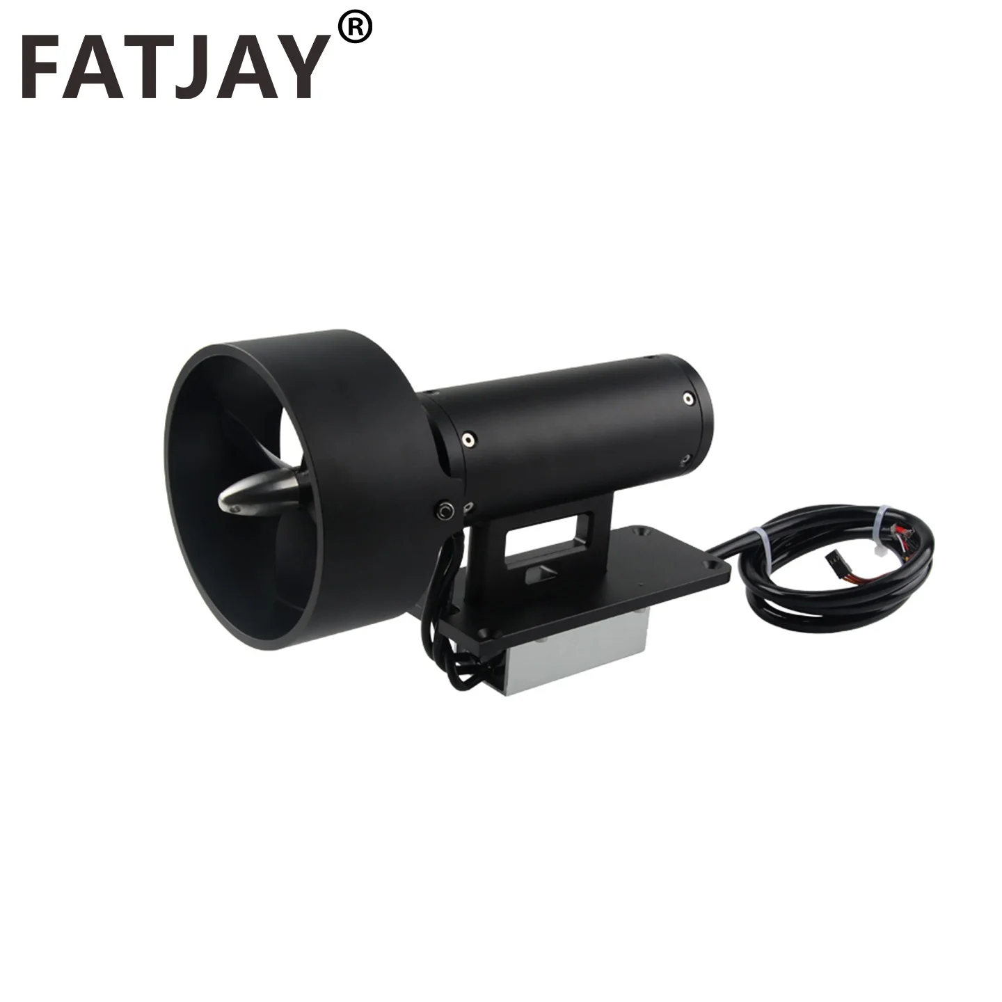 IPX8 FATJAY 30KG Thrust Waterproof KYI-30T-E-H Brushless Motor 24V-48V Underwater Thruster External-mounted ESC for RC Boats ROV
IPX8 FATJAY 30KG Thrust Waterproof KYI-30T-E-H Brushless Motor 24V-48V Underwater Thruster External-mounted ESC for RC Boats ROV