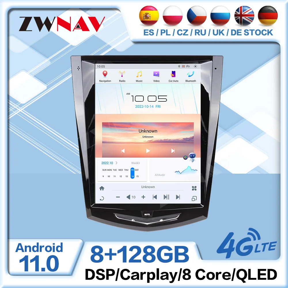 Для Cadillac 2013-2018 ATS CTS SRX Escalade автомобильное радио Carplay Android вертикальный экран Автомобильный 2 Din мультимедийный автомобиль GPS Аудио
Для Cadillac 2013-2018 ATS CTS SRX Escalade автомобильное радио Carplay Android вертикальный экран Автомобильный 2 Din мультимедийный автомобиль GPS Аудио