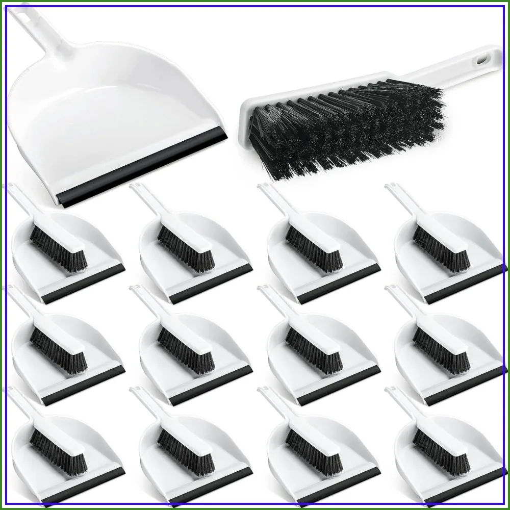 12 Pcs Mini Dustpan and Brush Set, Small Broom and Dustpan Set Portable Hand Broom for Home Office Kitchen Table Desktop Floor Cleaning
12 Pcs Mini Dustpan and Brush Set, Small Broom and Dustpan Set Portable Hand Broom for Home Office Kitchen Table Desktop Floor Cleaning