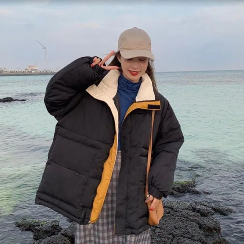 Women 2023 Winter Candy Color Coats Loose Thick Warm Hooded Padded Jacket Winter Letter Outerwear Snow Wear Jackets Parkas Girls
Women 2023 Winter Candy Color Coats Loose Thick Warm Hooded Padded Jacket Winter Letter Outerwear Snow Wear Jackets Parkas Girls