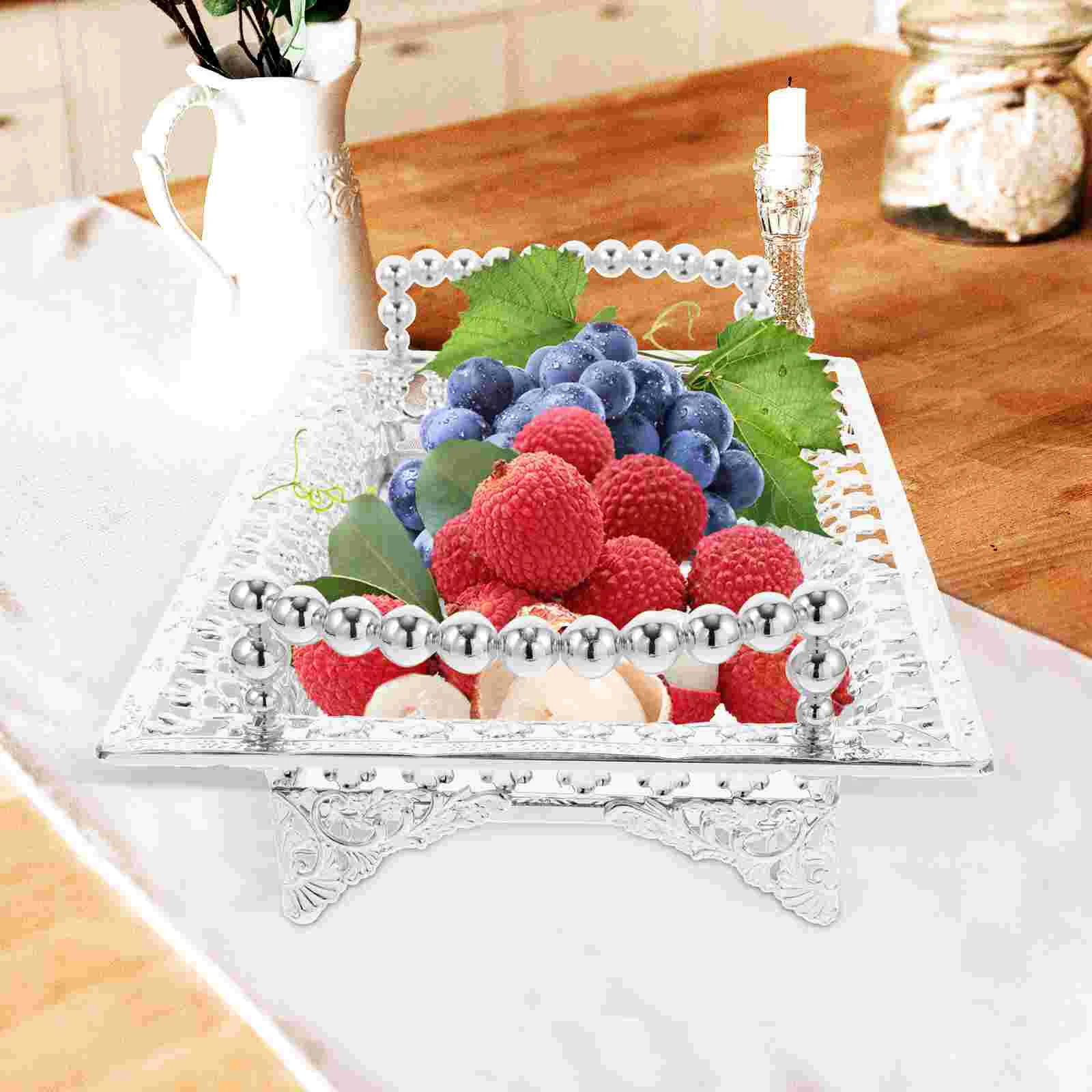 Metal Fruit Plate Snack Serving Tray Fruits Storage Candy Holder Iron Plates Snacks Container
Metal Fruit Plate Snack Serving Tray Fruits Storage Candy Holder Iron Plates Snacks Container
