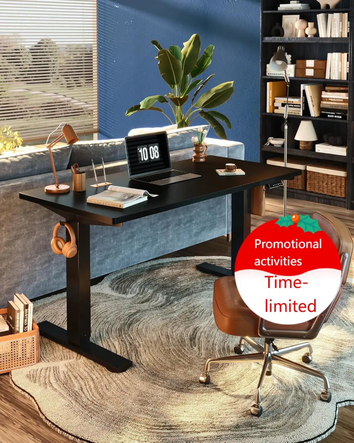 EN1 One-Piece Standing Desk, Electric Adjustable with 4 Memory Presets, 176 LBS Capacity, Stable & Quiet, Seamless Desktop for H
EN1 One-Piece Standing Desk, Electric Adjustable with 4 Memory Presets, 176 LBS Capacity, Stable & Quiet, Seamless Desktop for H