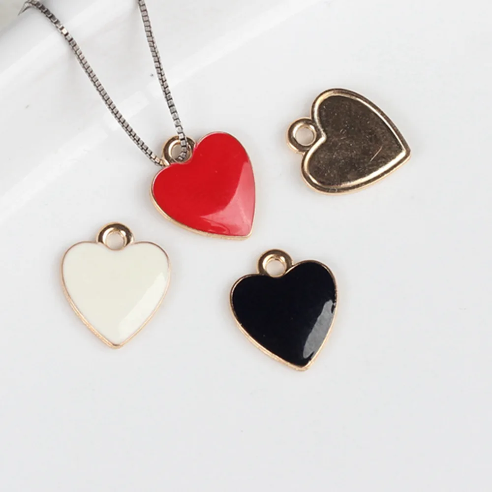 10pcs/lot Simple Zinc Alloy Metal Spray Painted Heart-shaped Pendant Pendant For DIY Handmade Necklaces Jewelry Accessories
10pcs/lot Simple Zinc Alloy Metal Spray Painted Heart-shaped Pendant Pendant For DIY Handmade Necklaces Jewelry Accessories