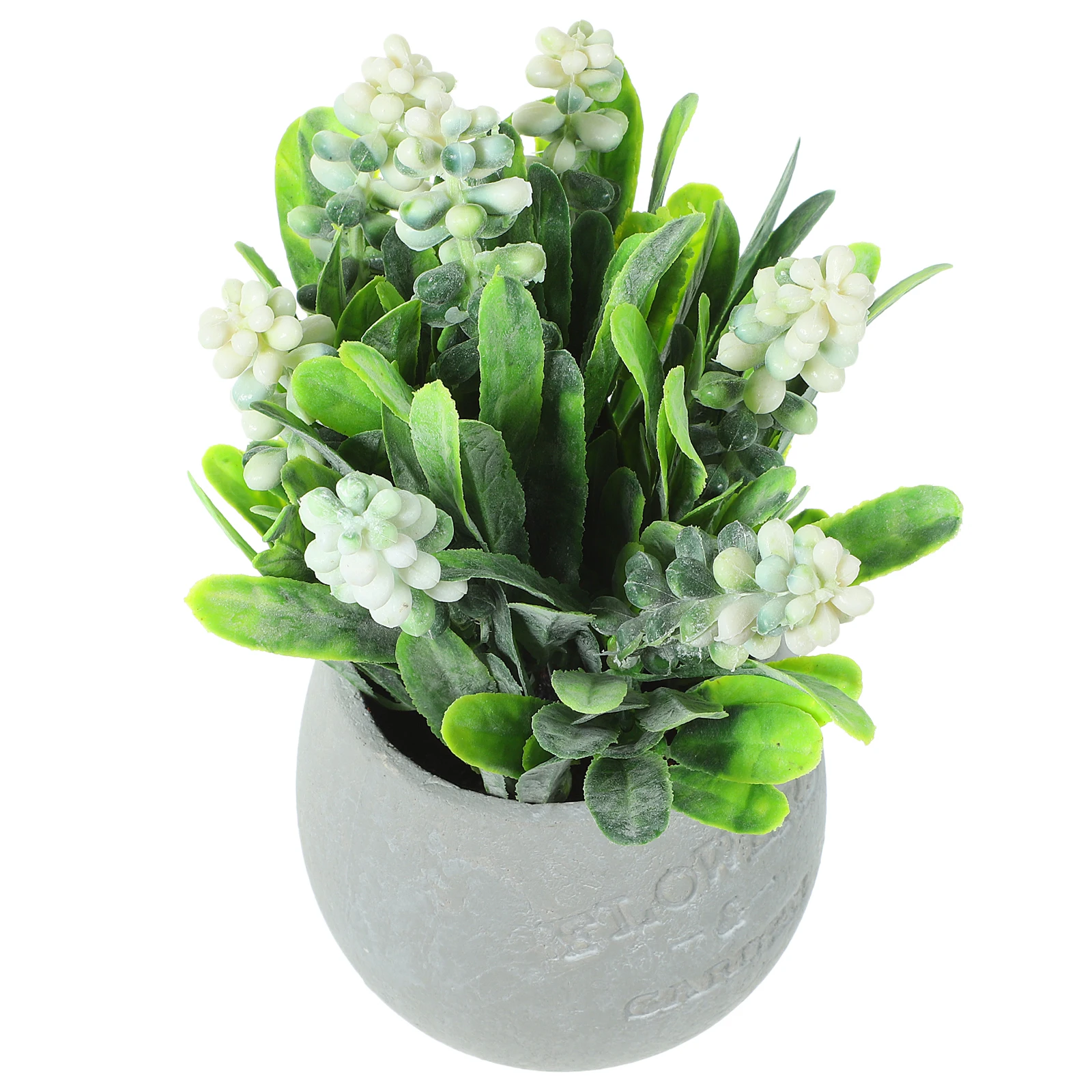 Artificial Bonsai Cement Planter White Faux Potted Plant Berry Flowers Easy Care Home Office Desktop nament Lifelike Plants
Artificial Bonsai Cement Planter White Faux Potted Plant Berry Flowers Easy Care Home Office Desktop nament Lifelike Plants