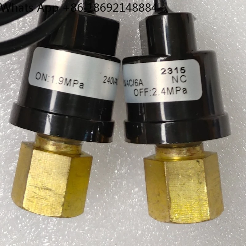 Air conditioning refrigeration pressure switch Water pressure High and low pressure Normally open control switch
Air conditioning refrigeration pressure switch Water pressure High and low pressure Normally open control switch