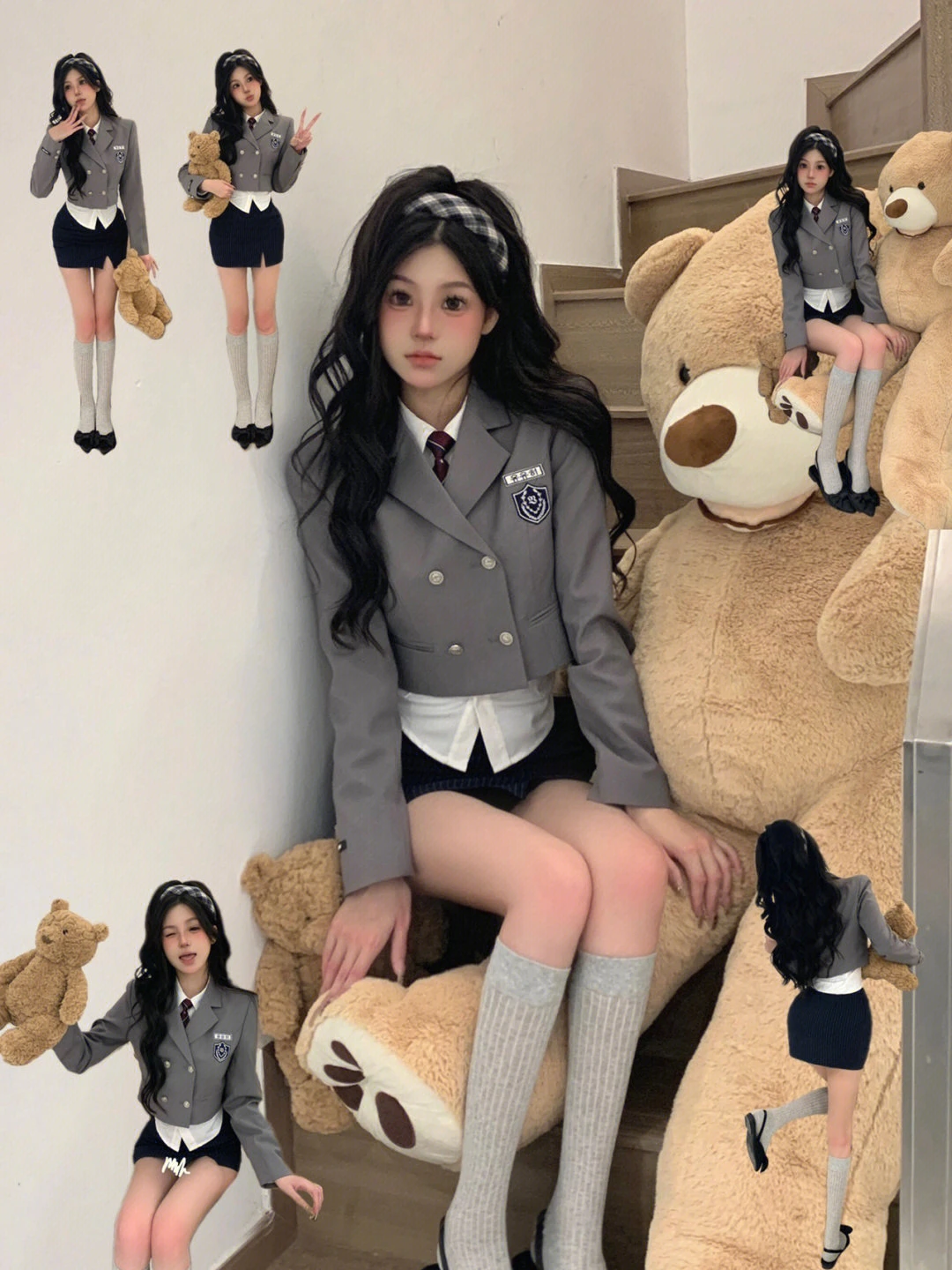 Sweet Cool Halloween Uniform Jacket Skirt Set Women's Korean Style Long Sleeve Spring Autumn Seasonal School Workwear
Sweet Cool Halloween Uniform Jacket Skirt Set Women's Korean Style Long Sleeve Spring Autumn Seasonal School Workwear