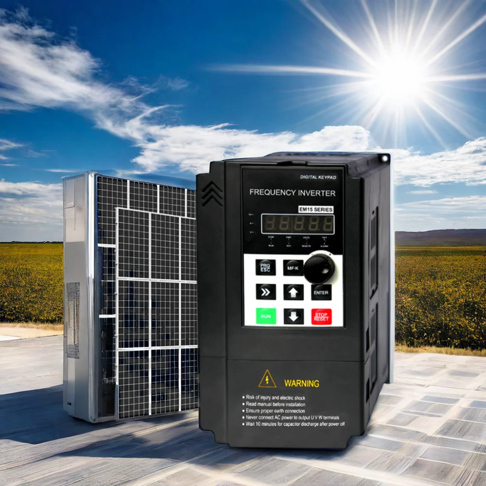 IP55 MPPT Solar Water Pump Inverter/hybrid solar inverter with Variable Frequency and Triple Output Type
IP55 MPPT Solar Water Pump Inverter/hybrid solar inverter with Variable Frequency and Triple Output Type