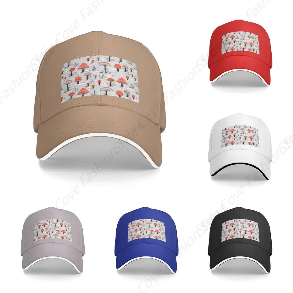 High Quality Cartoon Mushrooms Colorful Retro Print Sandwich Caps Peaked Caps Trucker Hat Men Women Outdoor Sport Sun Visor
High Quality Cartoon Mushrooms Colorful Retro Print Sandwich Caps Peaked Caps Trucker Hat Men Women Outdoor Sport Sun Visor