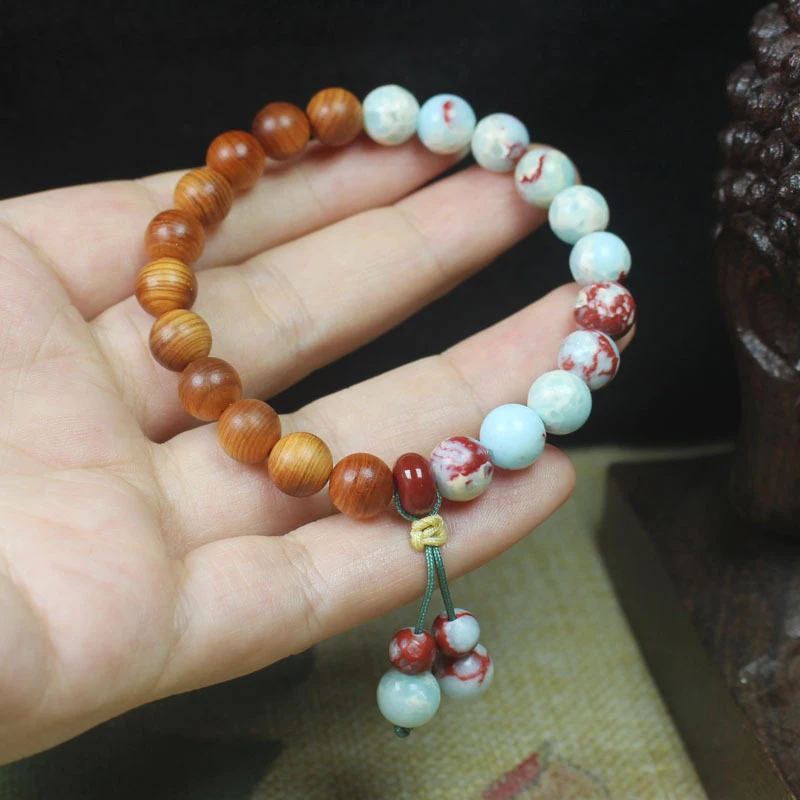 Shoushan Stone 8mm Bracelet Simple High-Oil Cypress Wood Style Unisex Ethnic Retro Jewelry Prayer Beads
Shoushan Stone 8mm Bracelet Simple High-Oil Cypress Wood Style Unisex Ethnic Retro Jewelry Prayer Beads