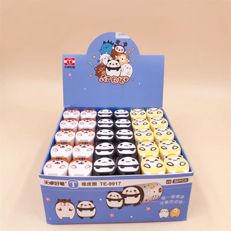 30 pcs/lot Kawaii Gog Cat Bear Sliced Eraser Cute Writing Drawing Rubber Pencil Erasers Stationery For Kids Gifts
30 pcs/lot Kawaii Gog Cat Bear Sliced Eraser Cute Writing Drawing Rubber Pencil Erasers Stationery For Kids Gifts