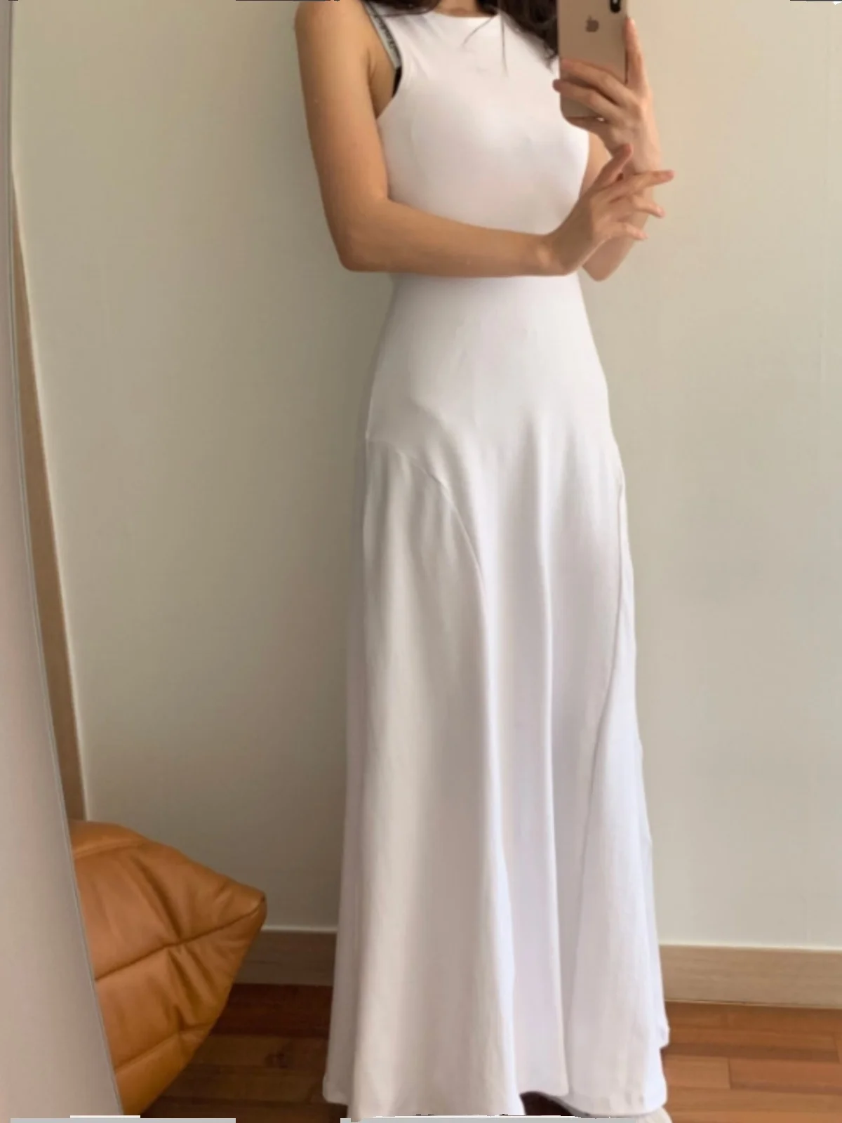 Slim Fit Long Vest Dr Women's New 2025 High Waist A-Line Skirt Korean Sle round Ne Inner Wear White Dr
Slim Fit Long Vest Dr Women's New 2025 High Waist A-Line Skirt Korean Sle round Ne Inner Wear White Dr